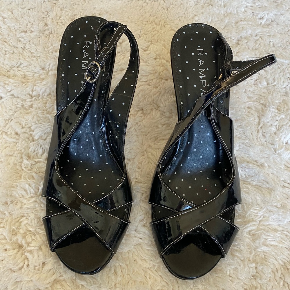 Rampage Black heels